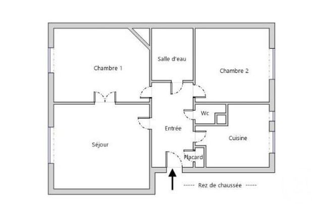 Appartement F3 à vendre - 3 pièces - 58.15 m2 - PARIS - 75012 - ILE-DE-FRANCE - Century 21 Bel Air